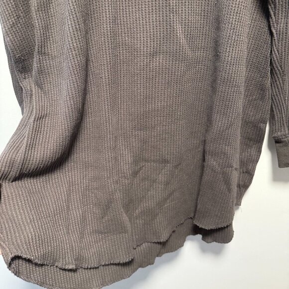 GAP Grey Waffle Tunic Dress Large - Picture 4 of 6
